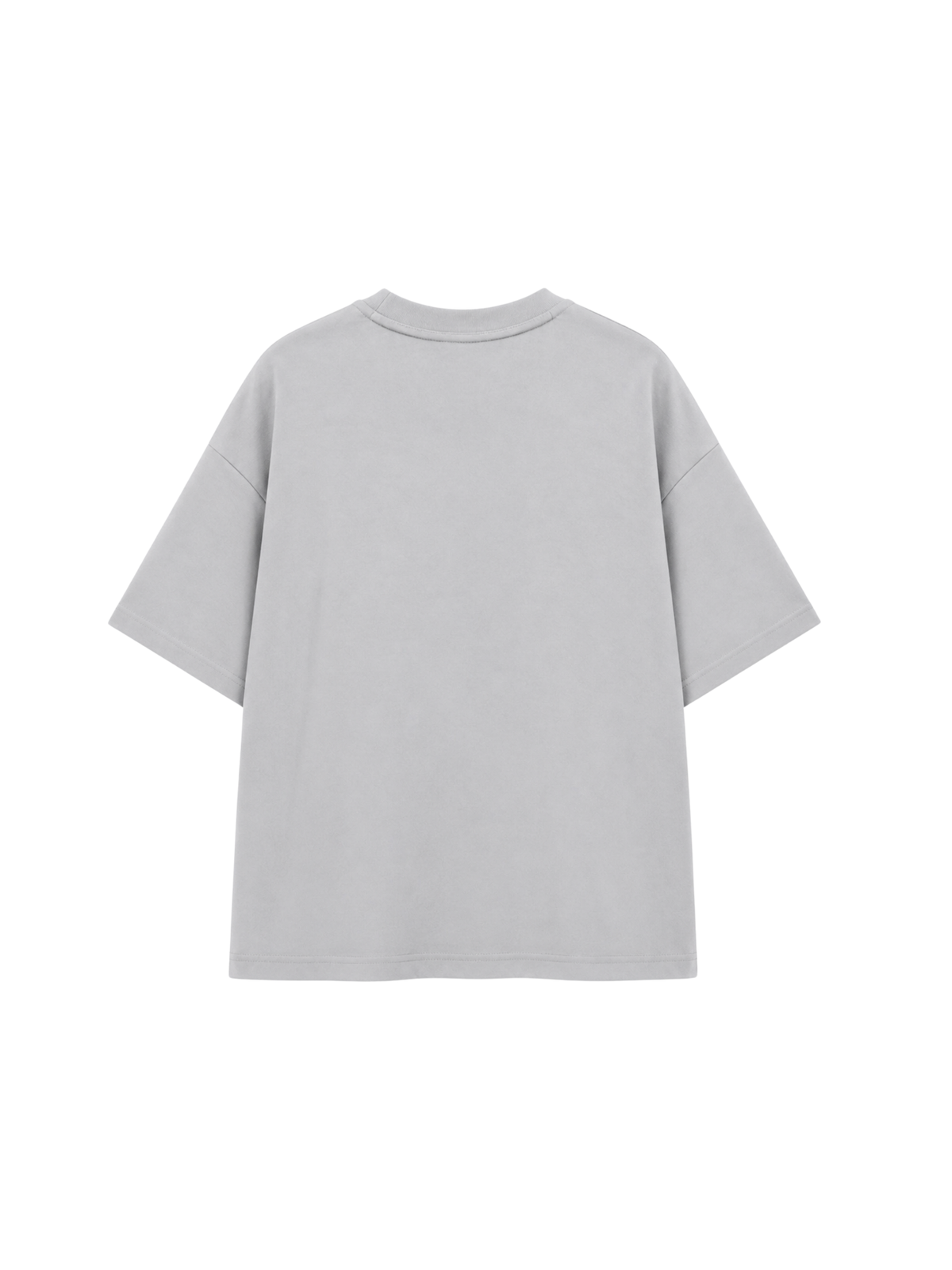 Essential Oversized T-Shirt — Silver