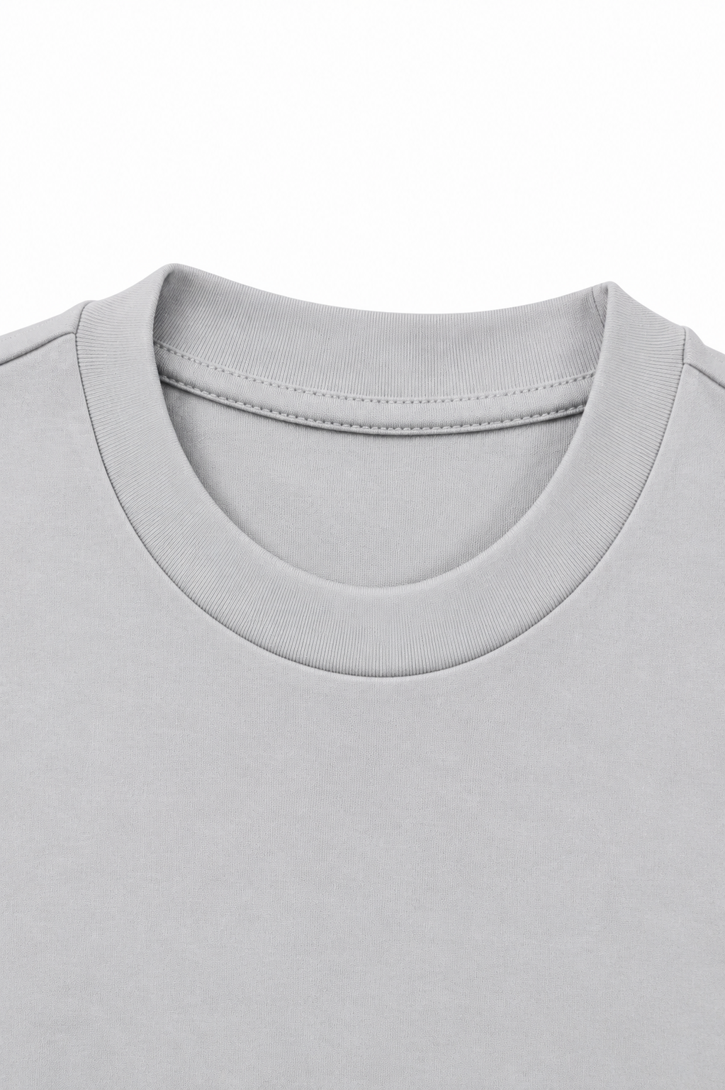 Essential Oversized T-Shirt — Silver